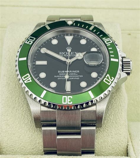 rolex schwarz grüne lünette|rolex submariner gebraucht.